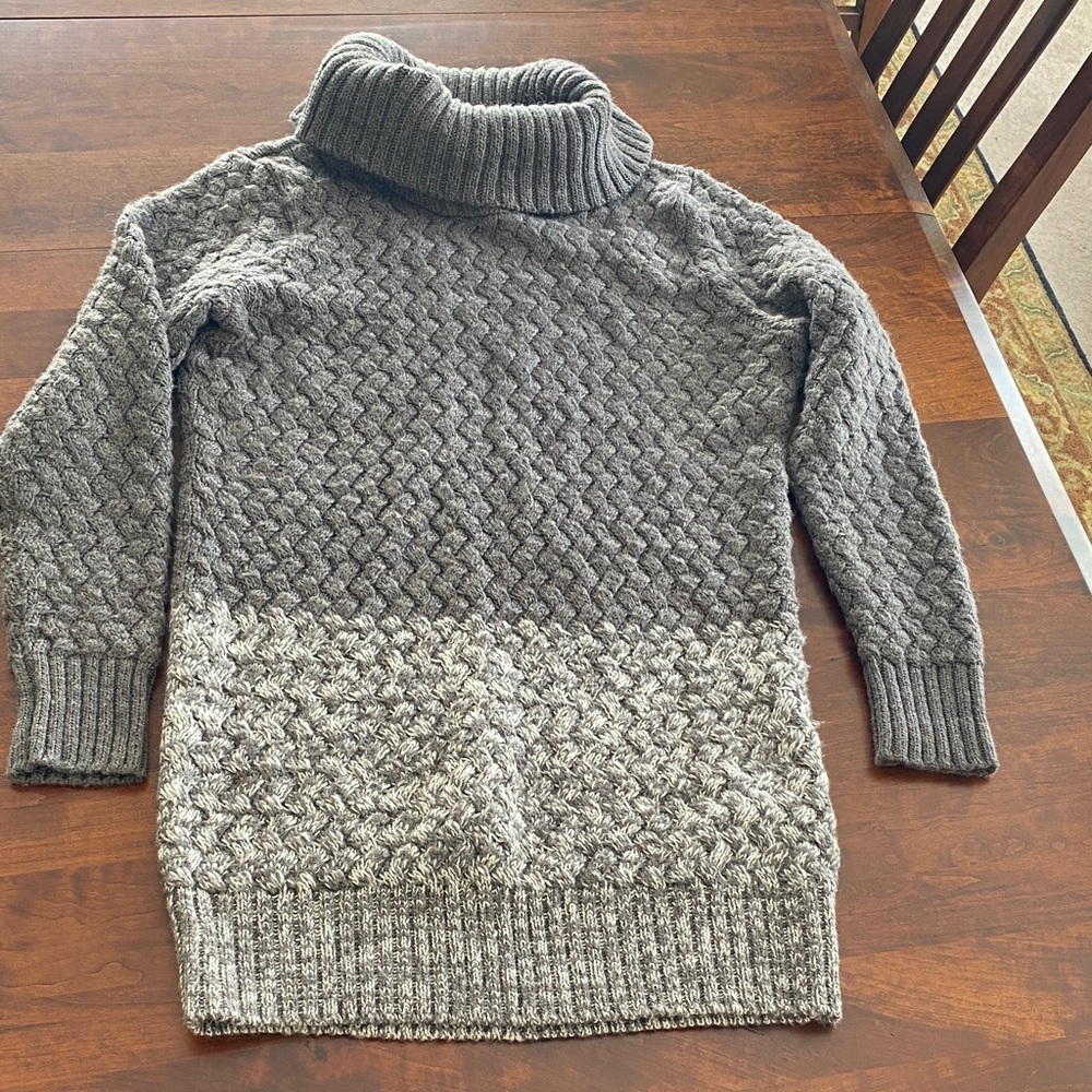 AEO Cable Knit Turtleneck mini dress - size L